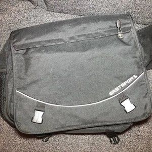 East Sport Messenger Bag fits up to 17 inch laptop NWOT Plus FREE with this sale